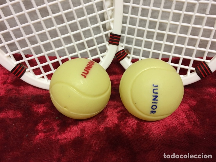 Juegos antiguos: Pareja de raquetas - Foto 2