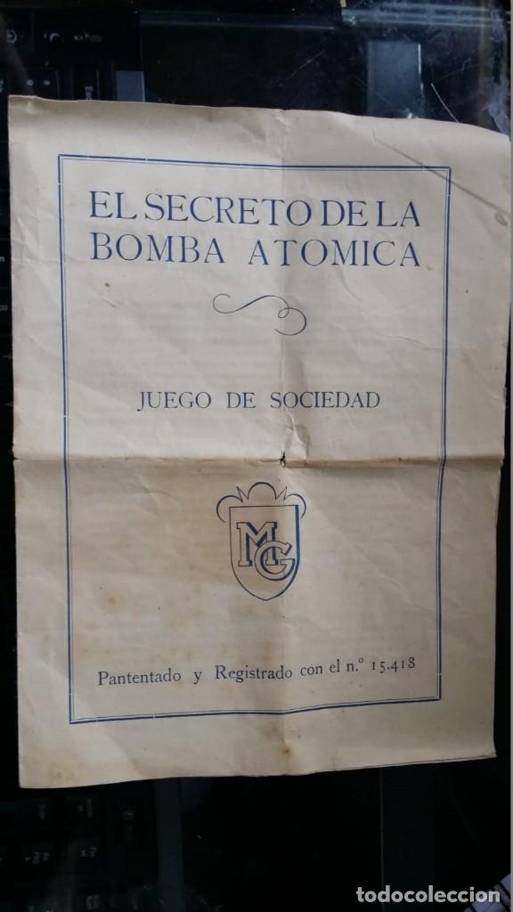 Juegos antiguos: El secreto de la bomba at&ograve;mica - Foto 1