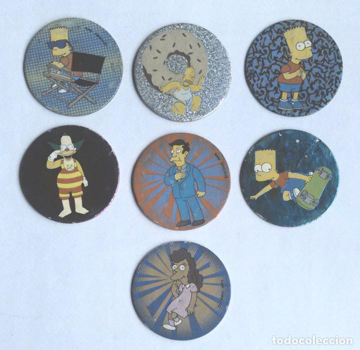 Juegos antiguos: LOS SIMPSON - 7 TAZOS - Foto 1