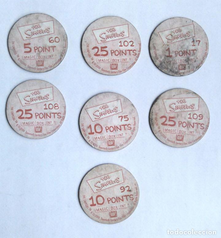 Juegos antiguos: LOS SIMPSON - 7 TAZOS - Foto 2