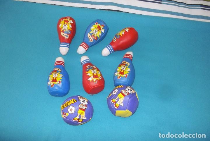 Juegos antiguos: JUEGO DE BOLOS INFANTIL - Foto 3