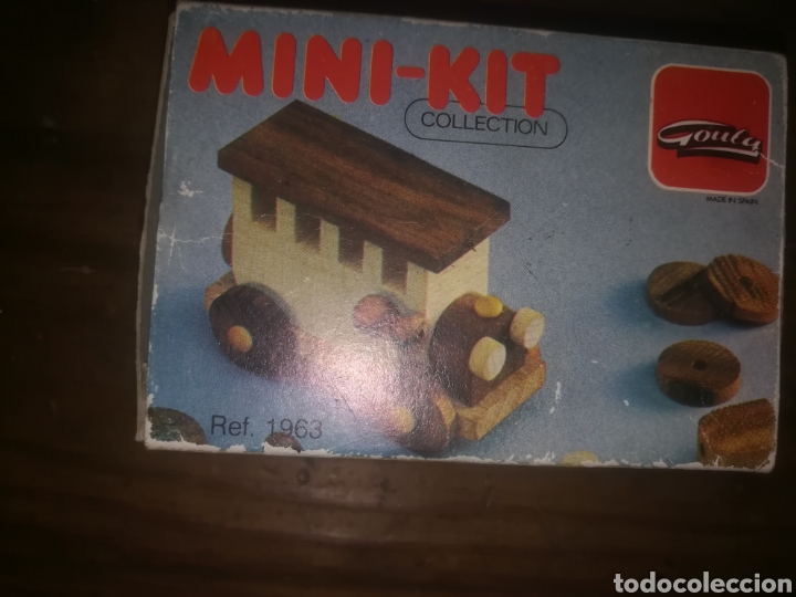 Juegos antiguos: Mini kit de madera. Marca Goulo - Foto 1