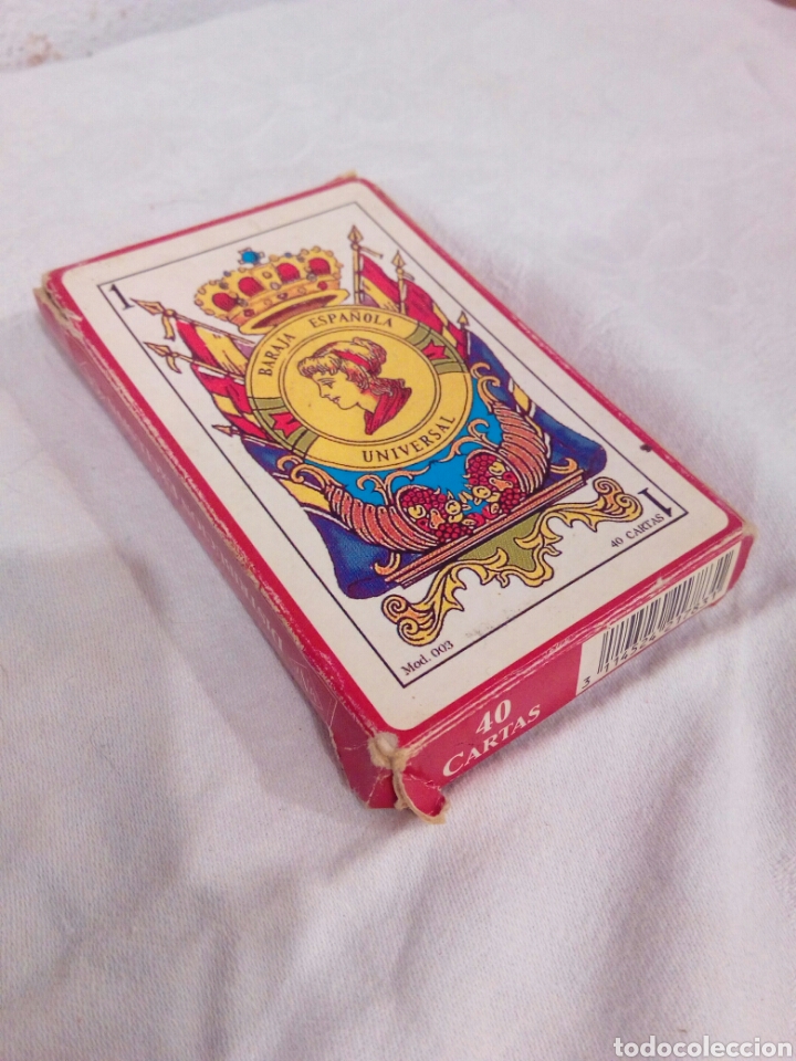 Juegos antiguos: Baraja de cartas espa&ntilde;ola - Foto 1