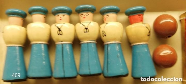 Juegos antiguos: Juego de bolos madera mini - Foto 1