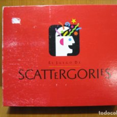 Juegos antiguos: T. ANTIGUO JUEGO SCATERGORIES DE MB 1989
