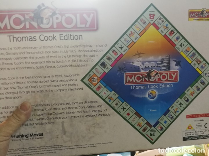 Juegos antiguos: MONOPOLI THOMAS COOK EDITION LONDON - Foto 11