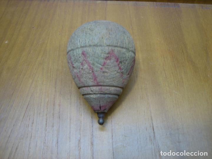 Juegos antiguos: Antigua peonza - Foto 2