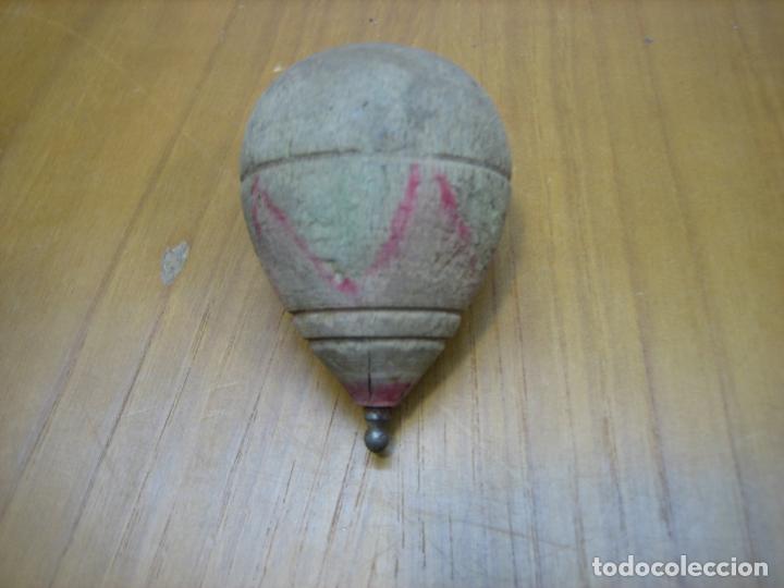 Juegos antiguos: Antigua peonza - Foto 3