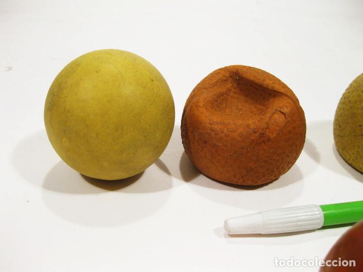 Juegos antiguos: Lote de 6 pelotas antiguas. - Foto 2