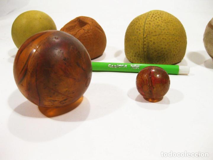 Juegos antiguos: Lote de 6 pelotas antiguas. - Foto 4