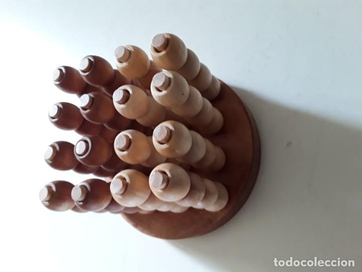 Juegos antiguos: 4 en raya en 3D, juegos de ingenio. De madera - Foto 7