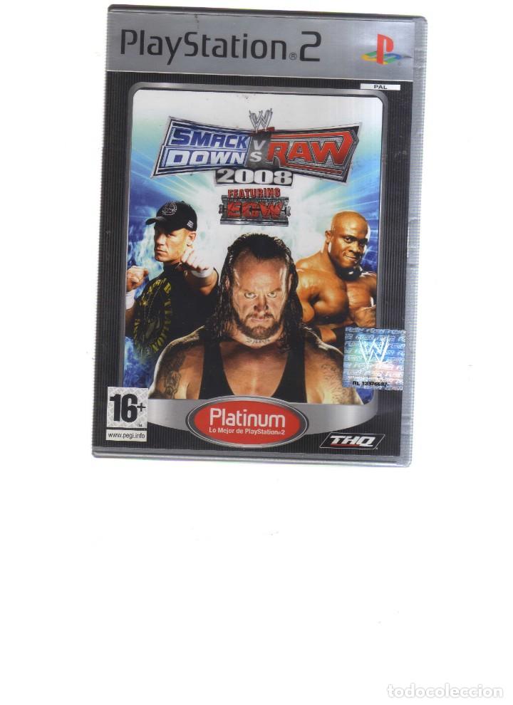 Juegos antiguos: SMACK DOWN VS RAW 2008 FEATURING ECW PAYSTATION .2 - Foto 1