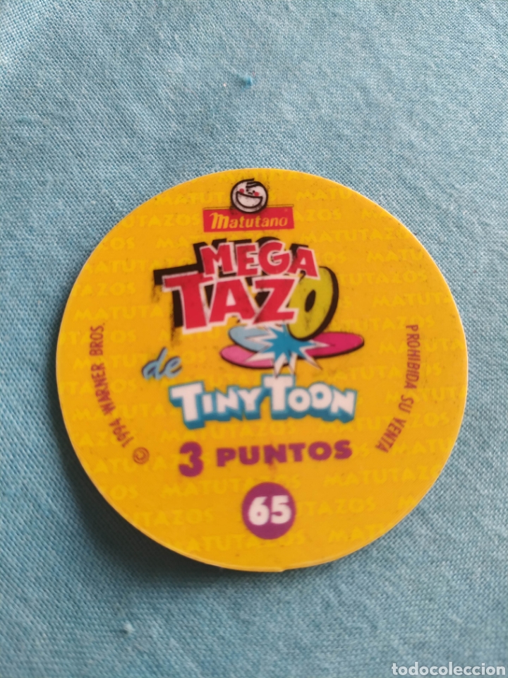 Juegos antiguos: Tazo Mega tazo num 65 Tiny Toon - Foto 2