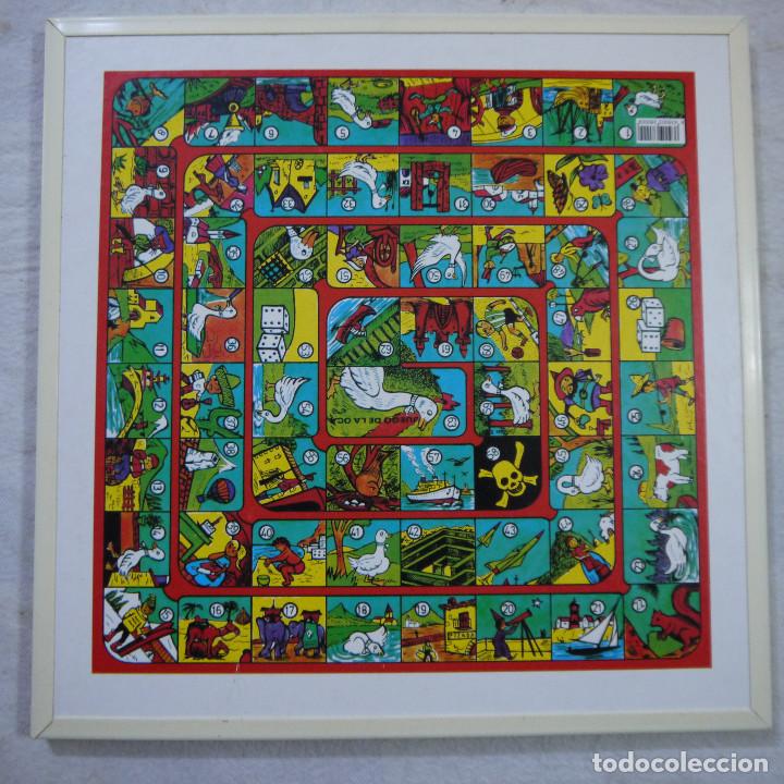 Juegos antiguos: TABLERO CLASICO DE PARCH&Iacute;S Y OCA EN MADERA - Foto 2