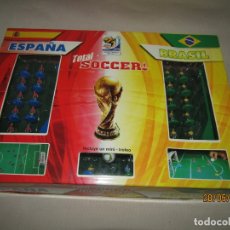 Juegos antiguos: ANTIGUA CAJA TOTAL SOCCER - BRASIL ESPAÑA MUNDIAL SUDÁFRICA 2010 FIFA WORLD CUP. Lote 166432594