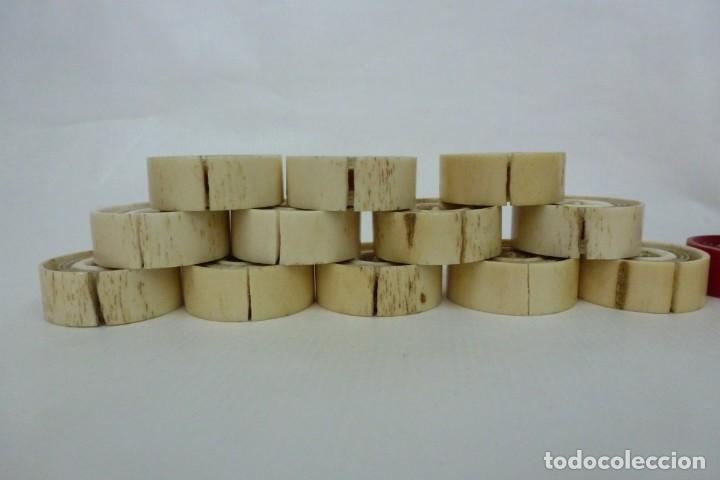 Juegos antiguos: 24 Fichas de hueso - Foto 4