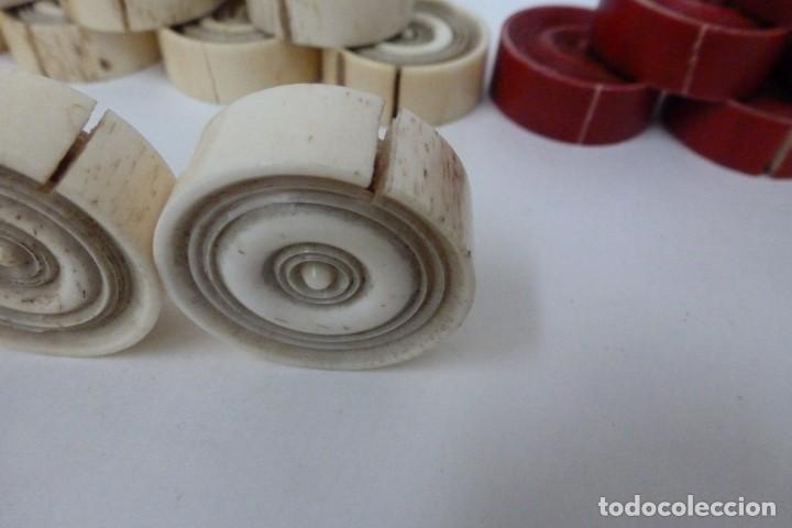 Juegos antiguos: 24 Fichas de hueso - Foto 8