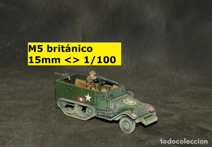 Juegos antiguos: Semioruga brit&aacute;nico M5, de PSC 1/100 ( 15mm) - Foto 1