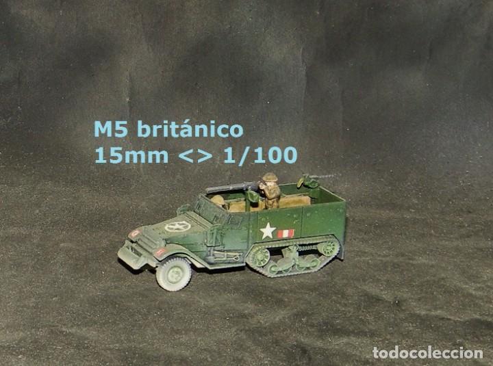 Juegos antiguos: Semioruga brit&aacute;nico M5, de PSC 1/100 ( 15mm) - Foto 2