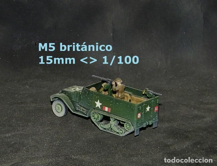 Juegos antiguos: Semioruga brit&aacute;nico M5, de PSC 1/100 ( 15mm) - Foto 3