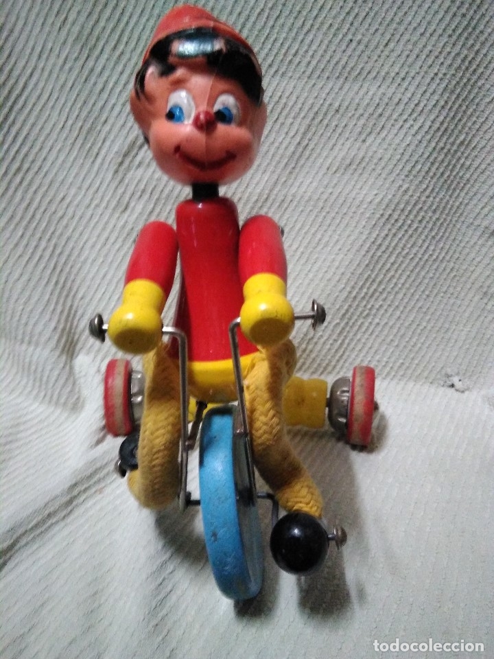 Juegos antiguos: Antiguo arrastre de madera y hierro - Foto 2