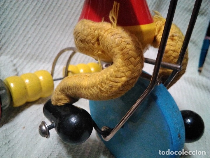 Juegos antiguos: Antiguo arrastre de madera y hierro - Foto 6