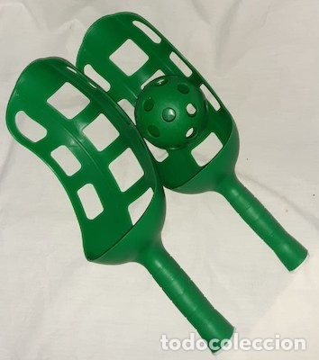 Juegos antiguos: JUEGO DE PELOTA, DE PL&Aacute;STICO - Foto 1