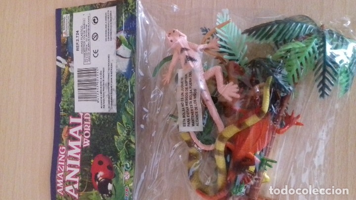 Juegos antiguos: Animales reptiles Pvc - Foto 2