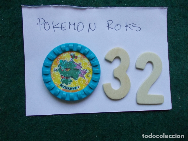 Juegos antiguos: TAZO POKEMON ROKS N&ordm; 32 - Foto 1