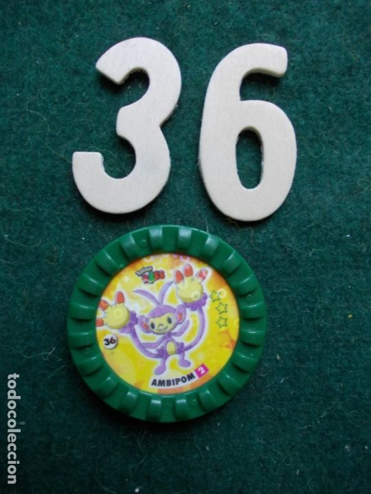 Juegos antiguos: TAZO POKEMON ROKS N&ordm; 36 - Foto 1