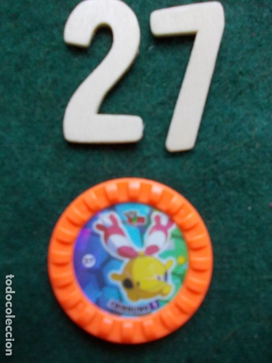 Juegos antiguos: TAZO POKEMON ROKS N&ordm; 27 - Foto 1