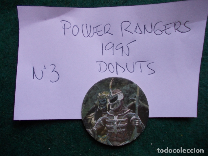 Juegos antiguos: POWER RANGERS 1995 DONUTS N&ordm; 3 - Foto 1