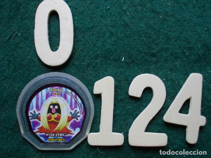 Juegos antiguos: TAZO POKEMON EVOLUCI&Oacute;N 0 N&ordm; 124 - Foto 1
