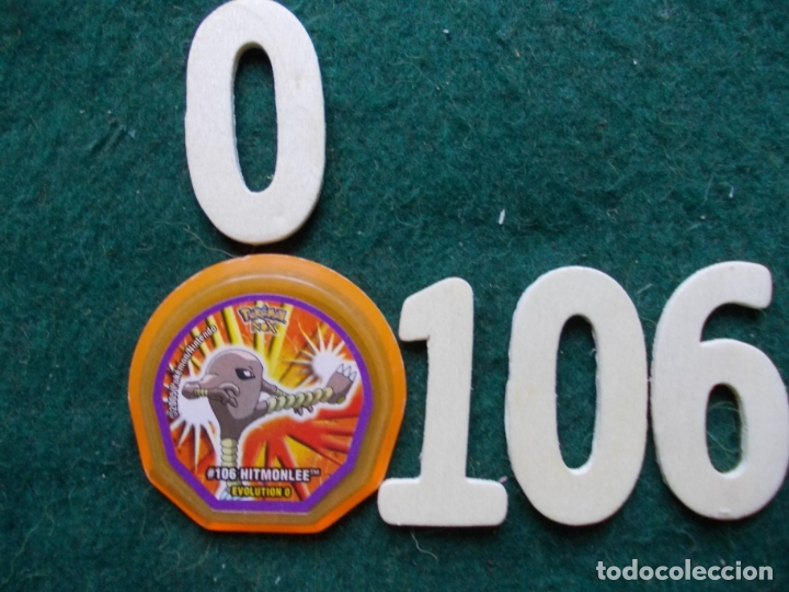 Juegos antiguos: TAZO POKEMON EVOLUCI&Oacute;N 0 N&ordm; 106 - Foto 1
