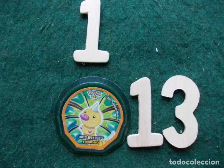 Juegos antiguos: TAZO POKEMON EVOLUCI&Oacute;N 1 N&ordm; 13 - Foto 1