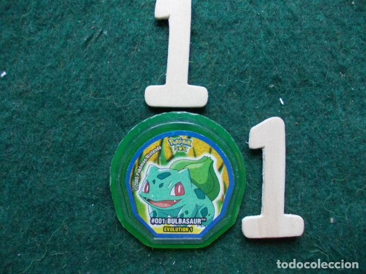 Juegos antiguos: TAZO POKEMON EVOLUCI&Oacute;N 1 N&ordm; 1 - Foto 1