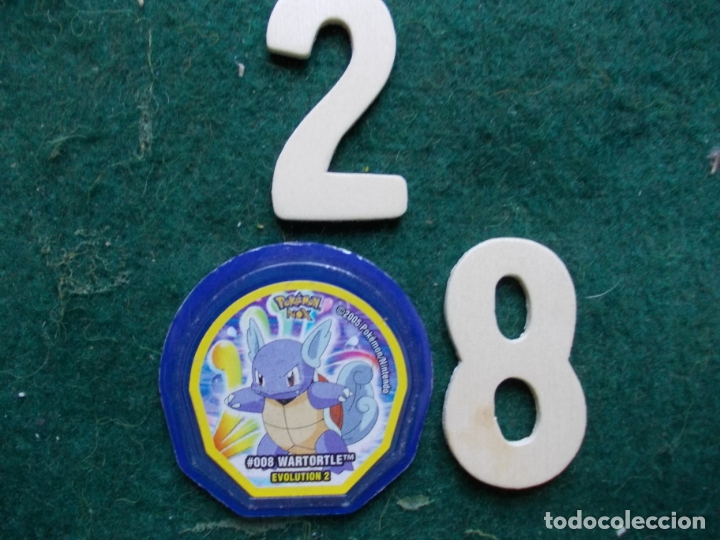Juegos antiguos: TAZO POKEMON EVOLUCI&Oacute;N 2 N&ordm; 8 - Foto 1