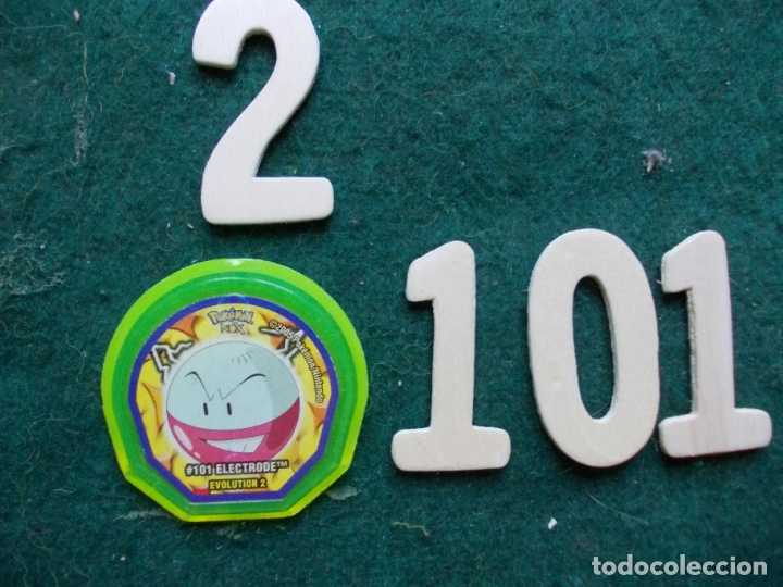 Juegos antiguos: TAZO POKEMON EVOLUCI&Oacute;N 2 N&ordm; 101 - Foto 1