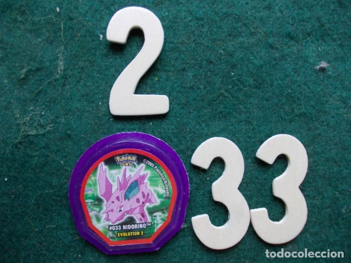 Juegos antiguos: TAZO POKEMON EVOLUCI&Oacute;N 2 N&ordm; 33 - Foto 1