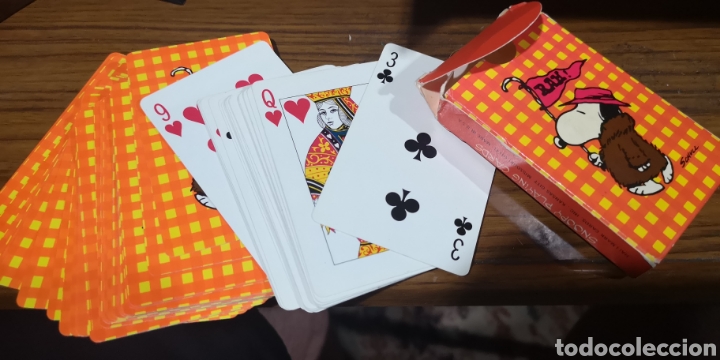 Juegos antiguos: Baraja completa de Snoopy, Hallmark - Foto 1
