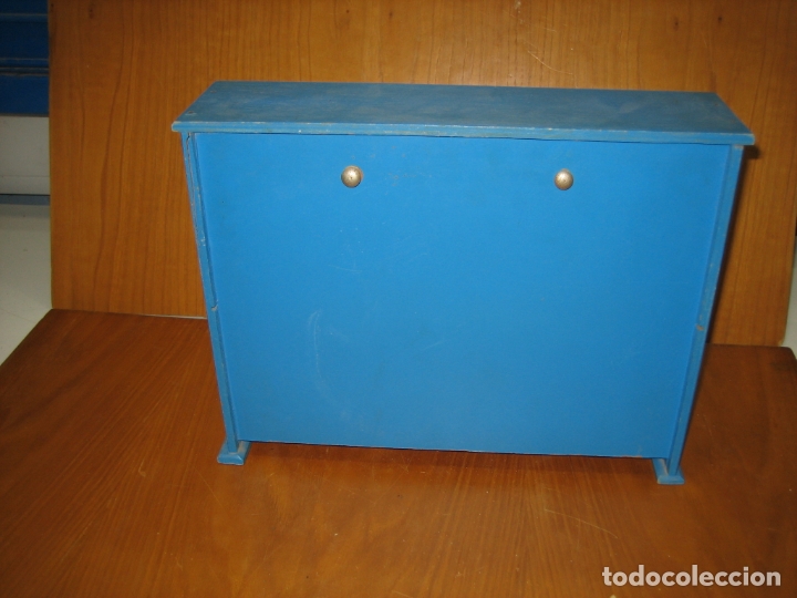Juegos antiguos: Antiguo juguete piano de madera - Foto 5