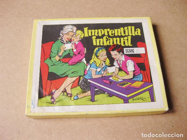 Juegos antiguos: ANTIGUA IMPRENTILLA INFANTIL SERIE E - Foto 1