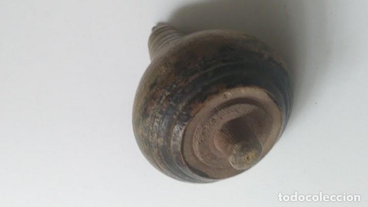 Juegos antiguos: PEONZA BALDUFA de madera - Foto 2