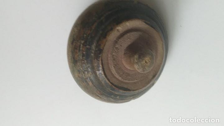 Juegos antiguos: PEONZA BALDUFA de madera - Foto 3