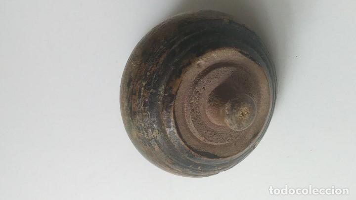 Juegos antiguos: PEONZA BALDUFA de madera - Foto 4