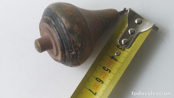 Juegos antiguos: PEONZA BALDUFA de madera - Foto 5
