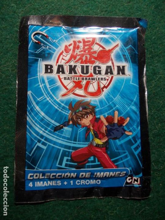Juegos antiguos: LOTE DE 9 SOBRES BAKUGAN IMANES - Foto 3