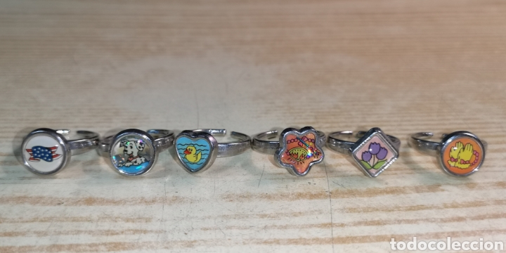 Juegos antiguos: Anillo Ring de juguete 6 unidades - Foto 2