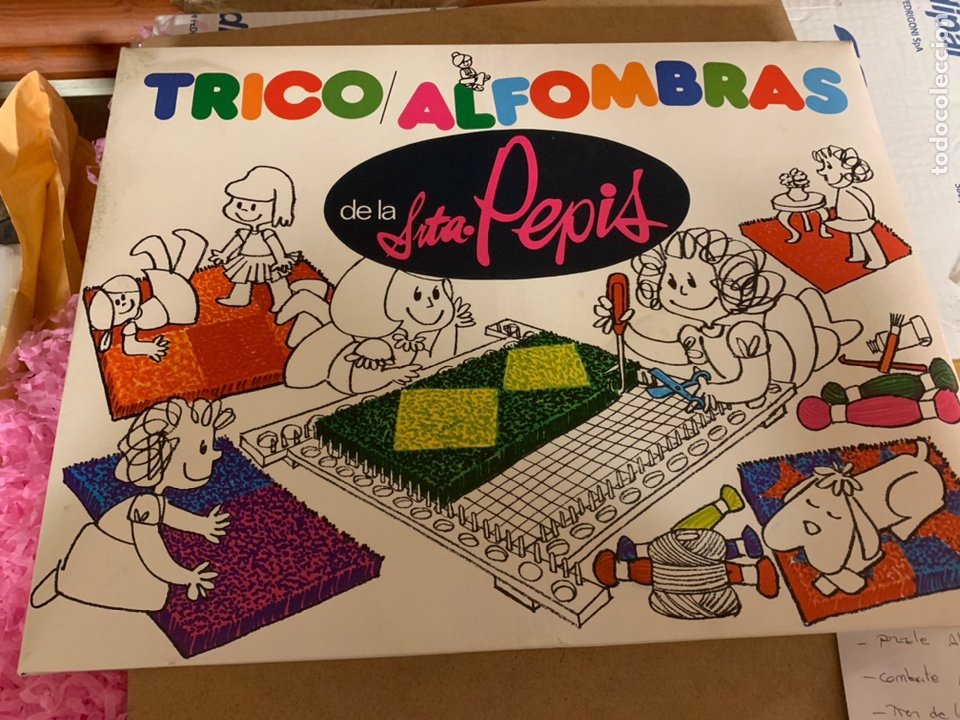 Juegos antiguos: Juego trico alfombras - Foto 1