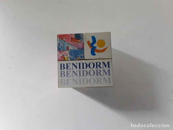 Juegos antiguos: Rompecabezas de cubos publicidad Benidorm - Foto 2